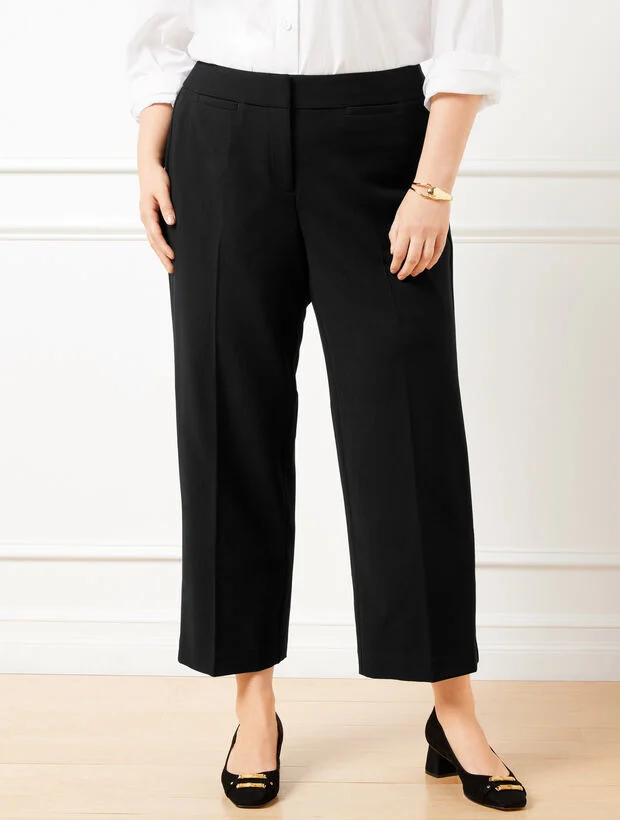 Plus Exclusive Tailored Stretch Slim Wide Ankle Pants