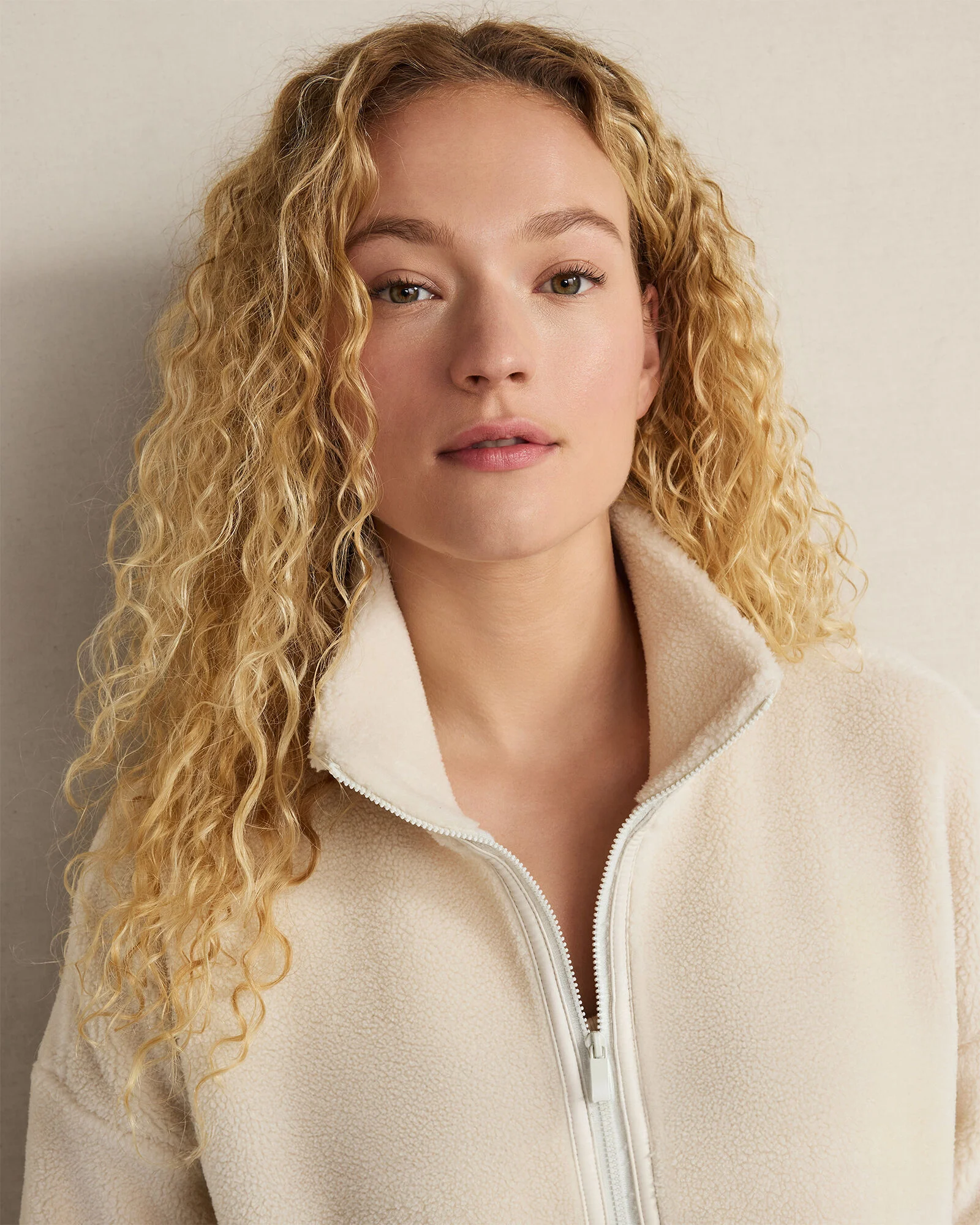 Faux Sherpa Half Zip Pullover