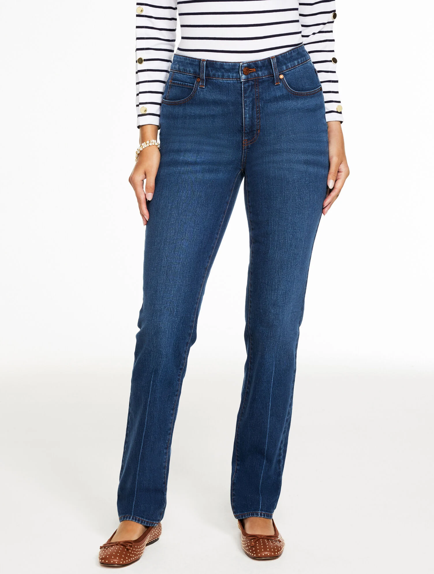Straight Leg Jeans - Ramona Wash