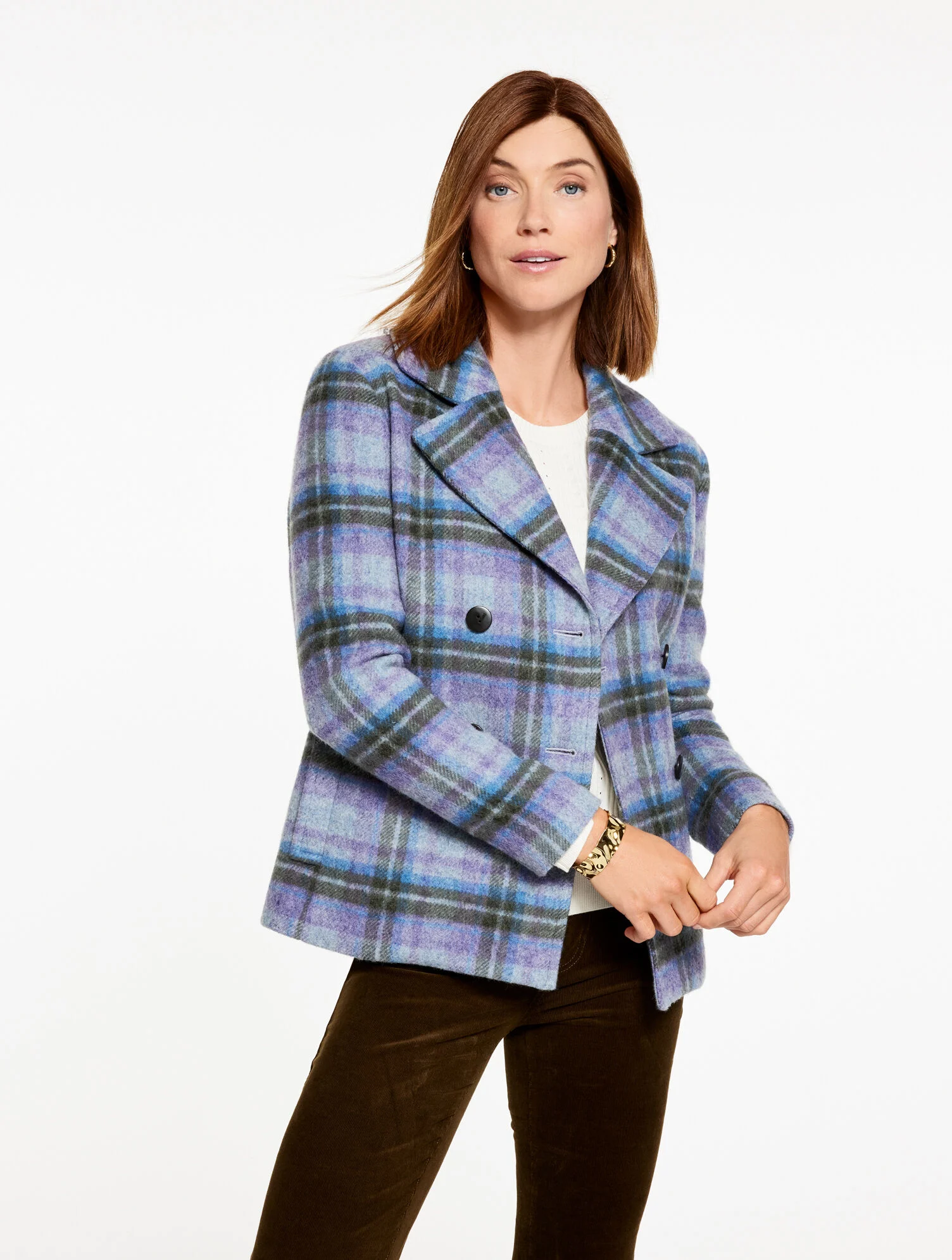 Festival Plush Wool Blend Peacoat