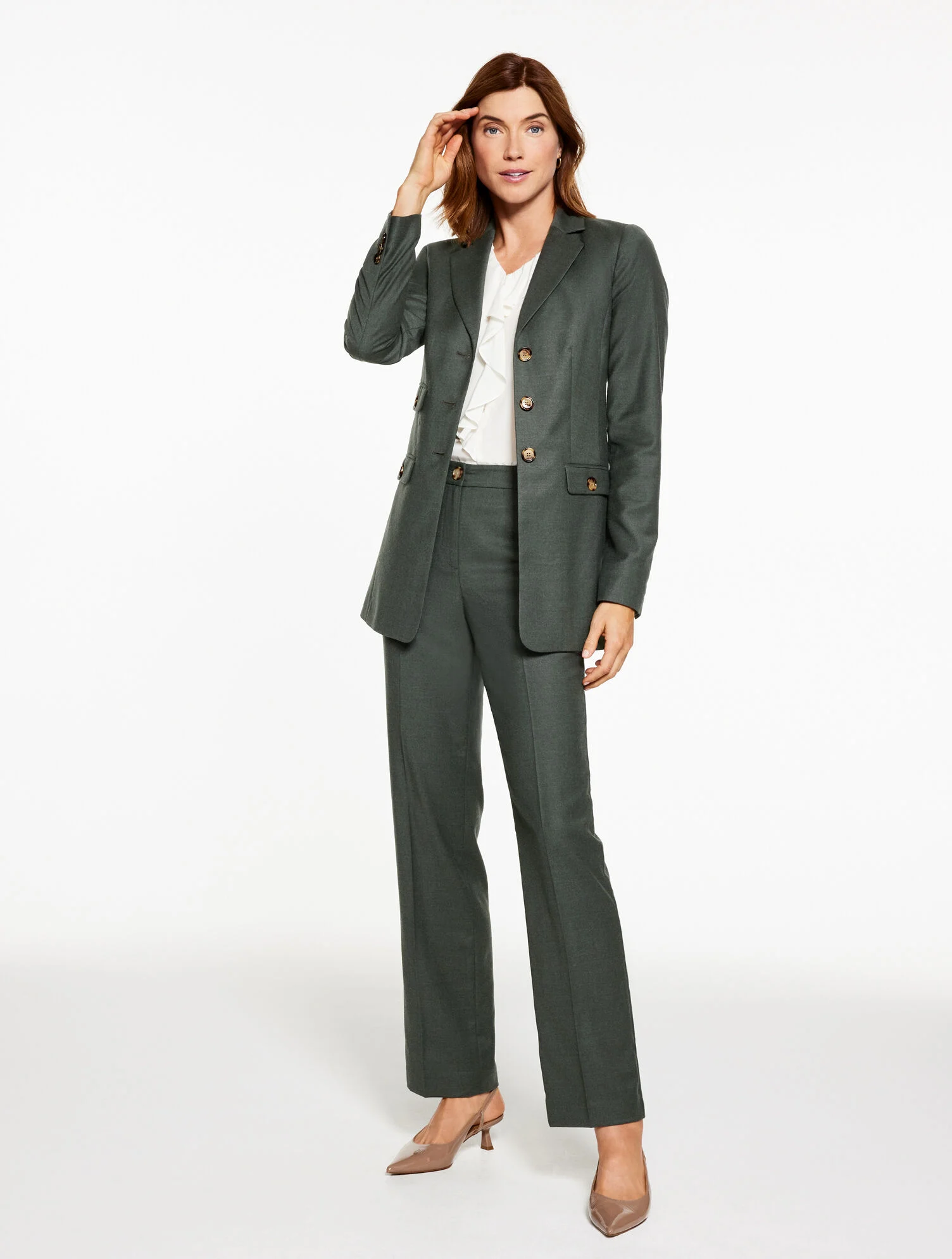 Luxe Italian Flannel Blazer