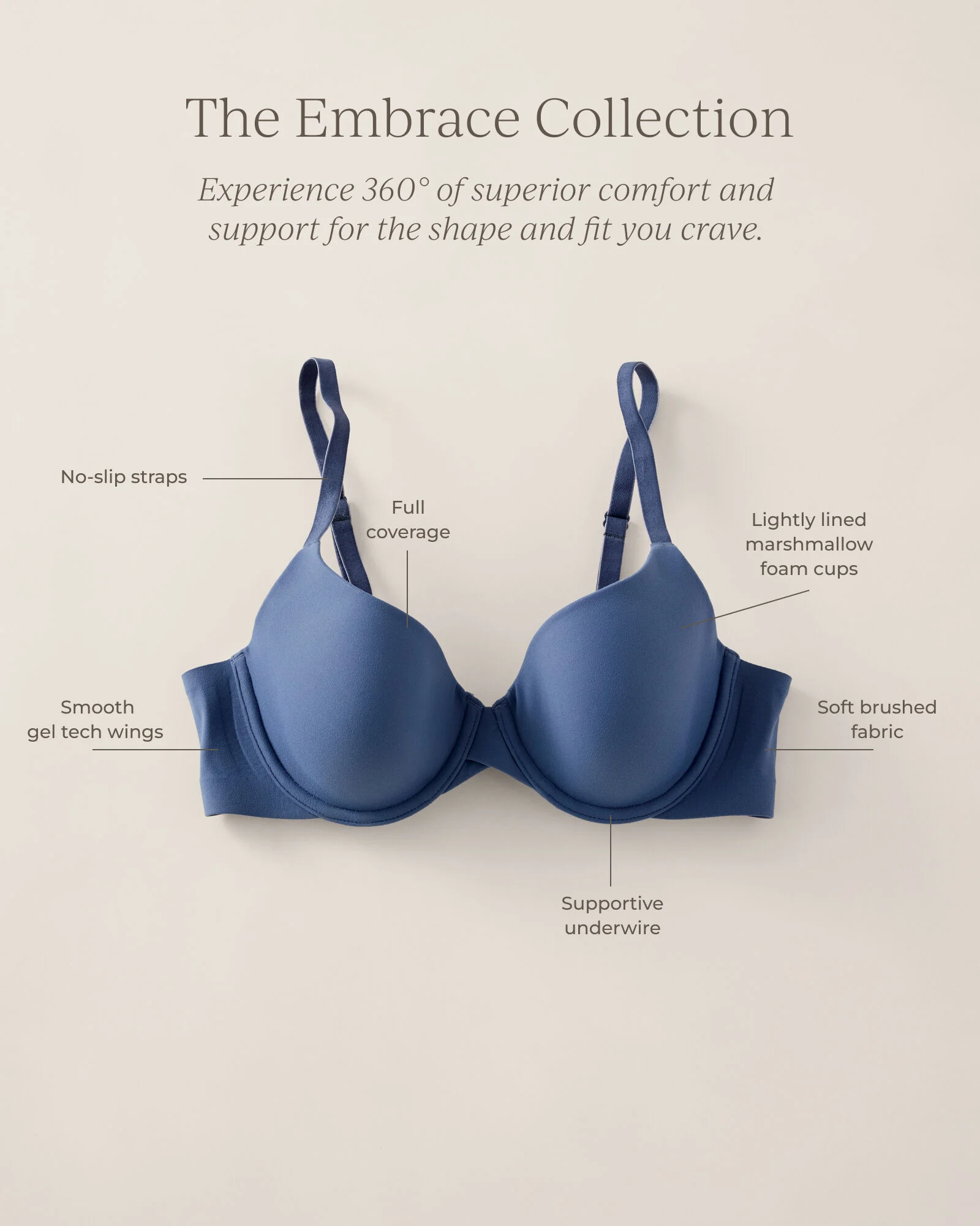 Embrace Lightly-Lined Perfect Coverage Bra