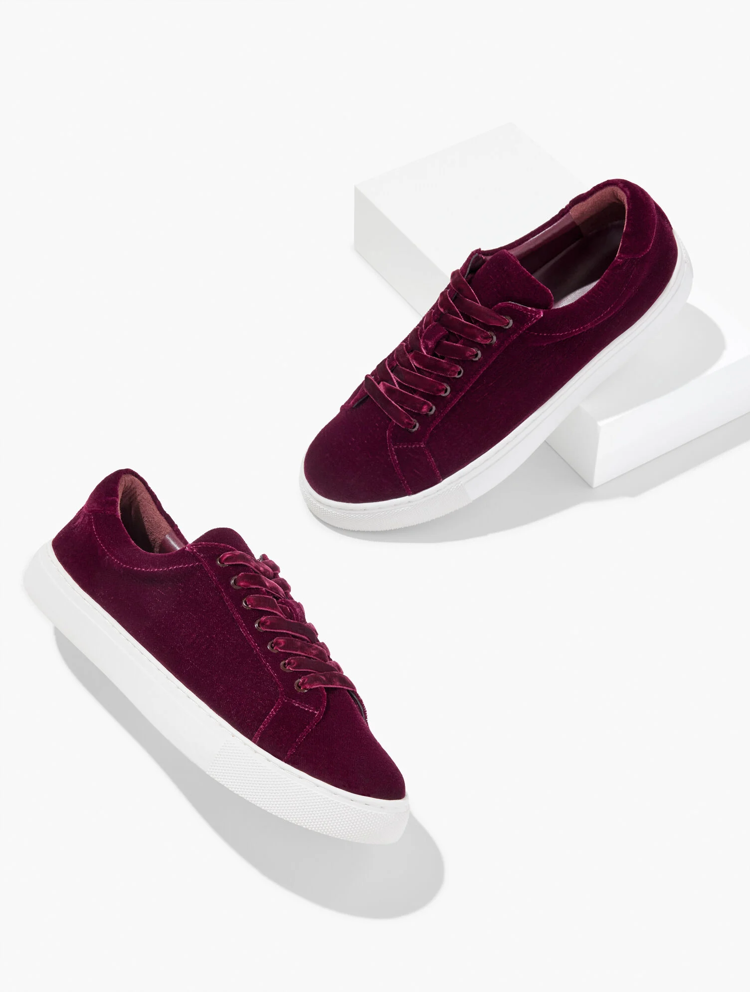 Aubrey Velvet Sneakers
