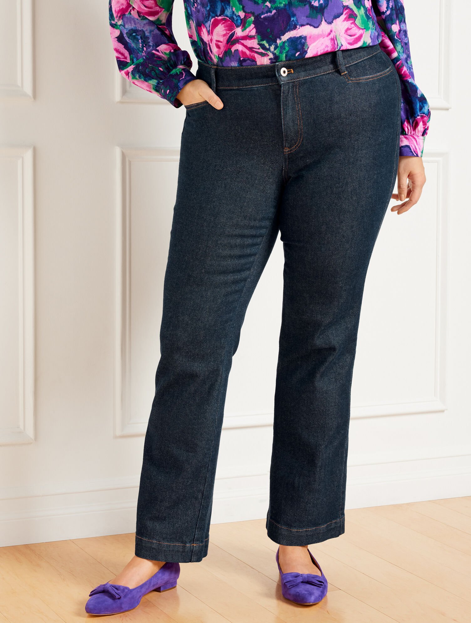Flare Leg Jeans - Daphne Wash