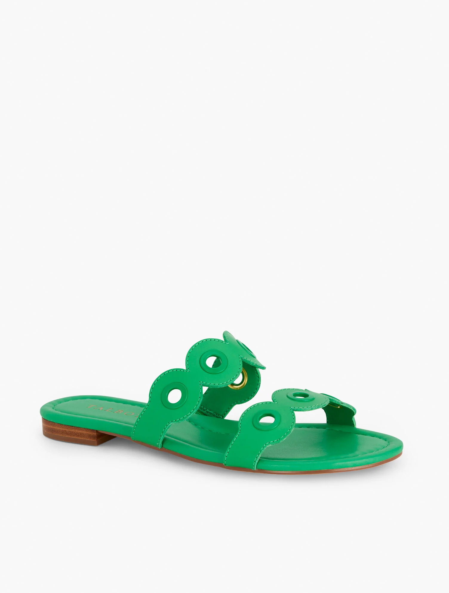Camy Eyelet Nappa Slides
