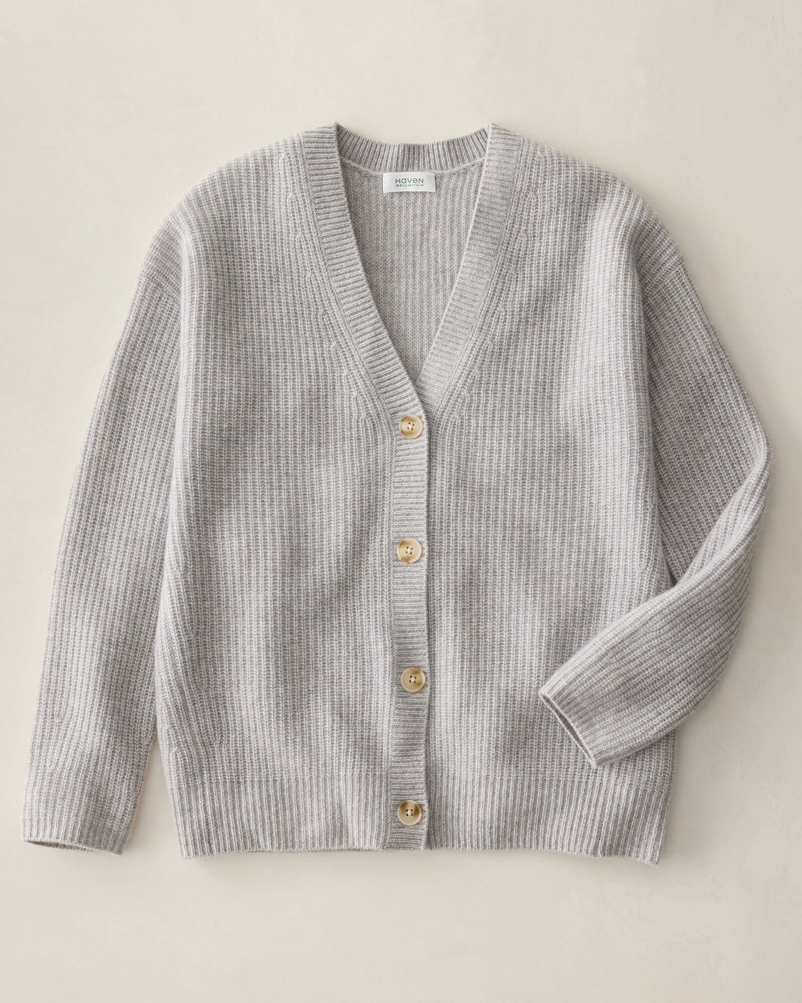 Cashmere Shaker Stitch Cardigan