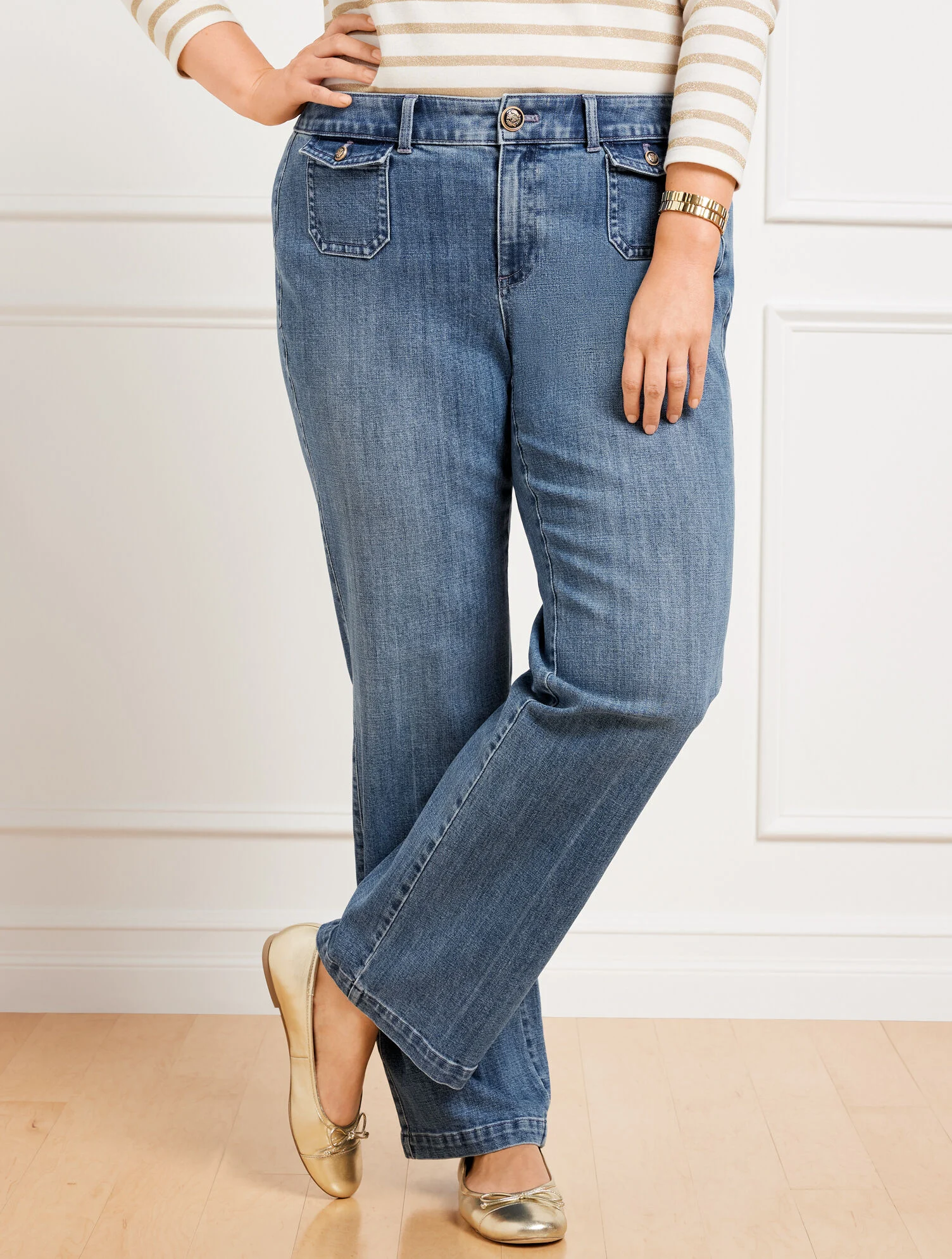 Classic Jean Trousers - Priscilla Wash