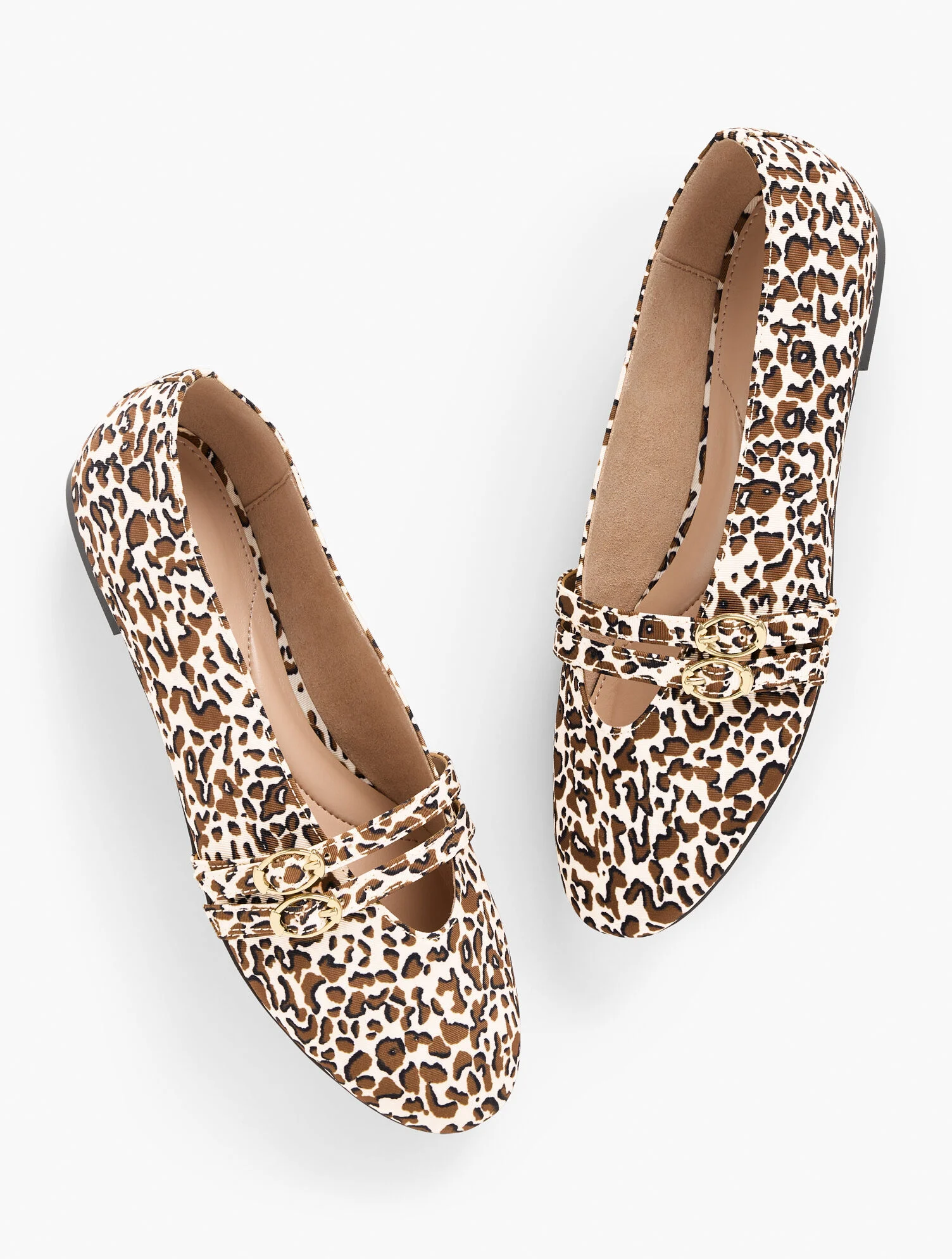 Vera Leopard Mary Jane Ballet Flats