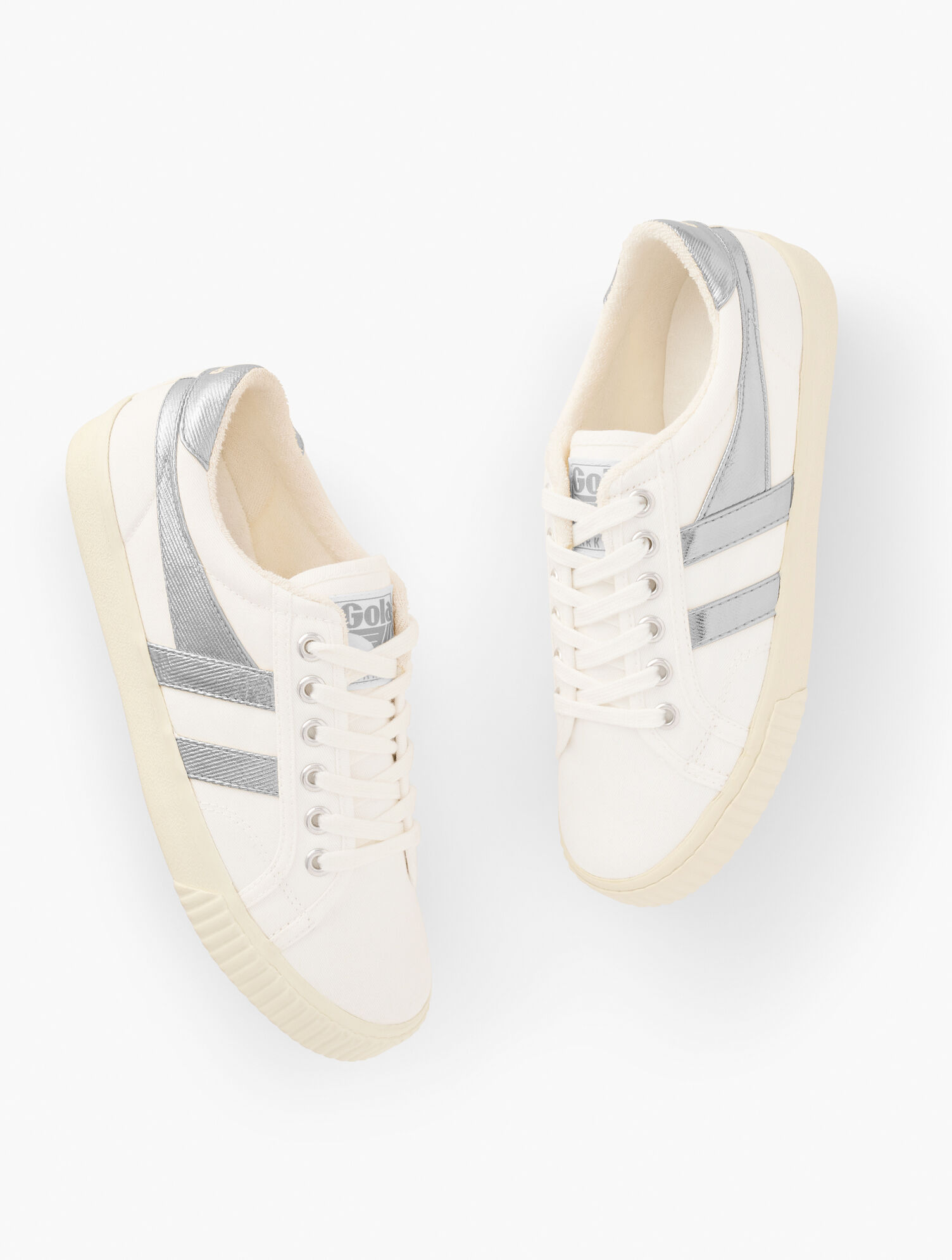 Gola® Mark Cox Tennis Sneakers - Metallic