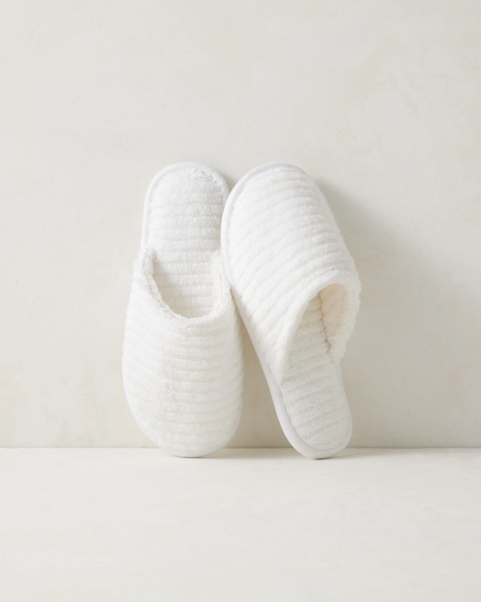 Organic Cotton Terry Ripple Slippers
