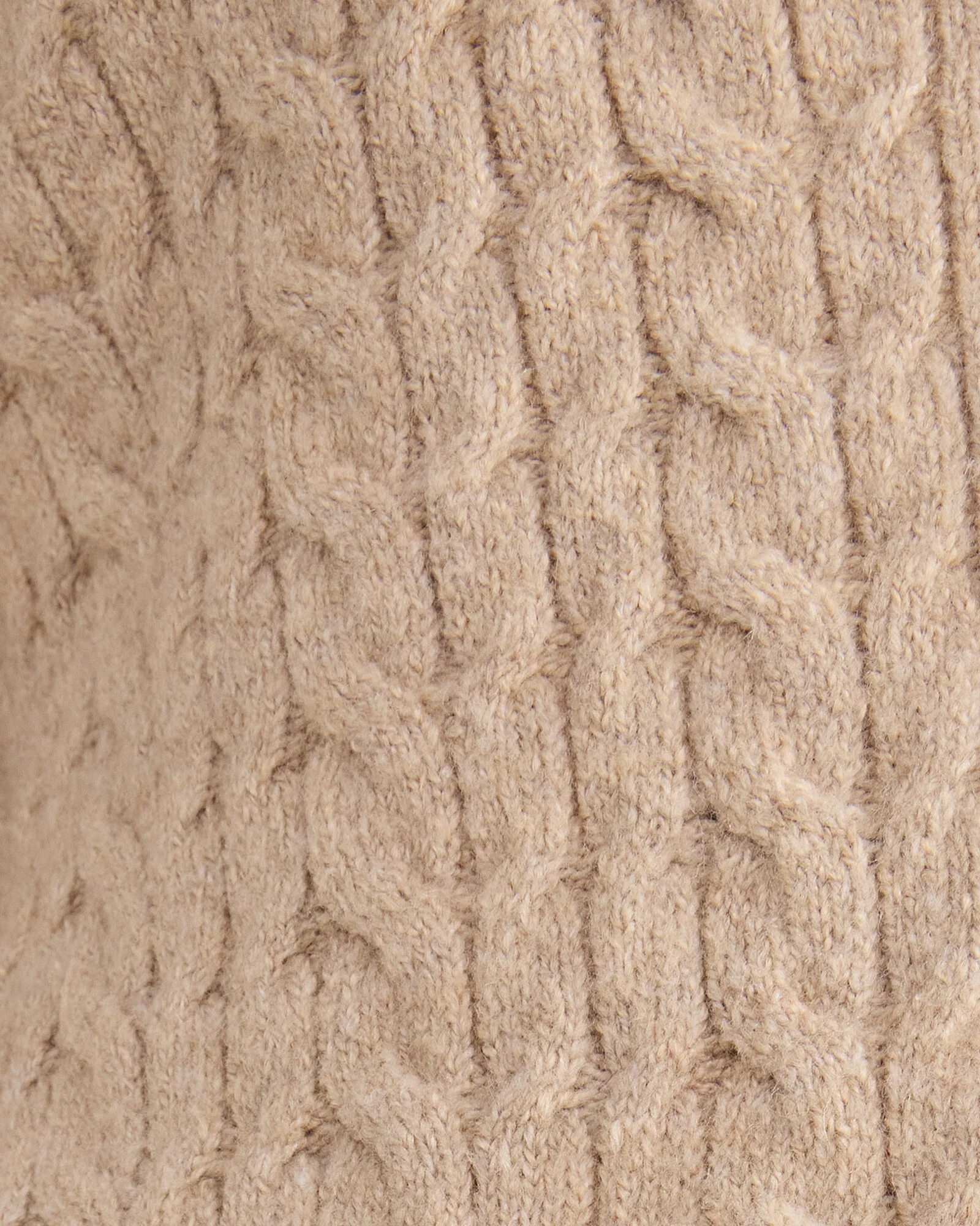 Organic Cotton Blend Gradient Cable Cardigan