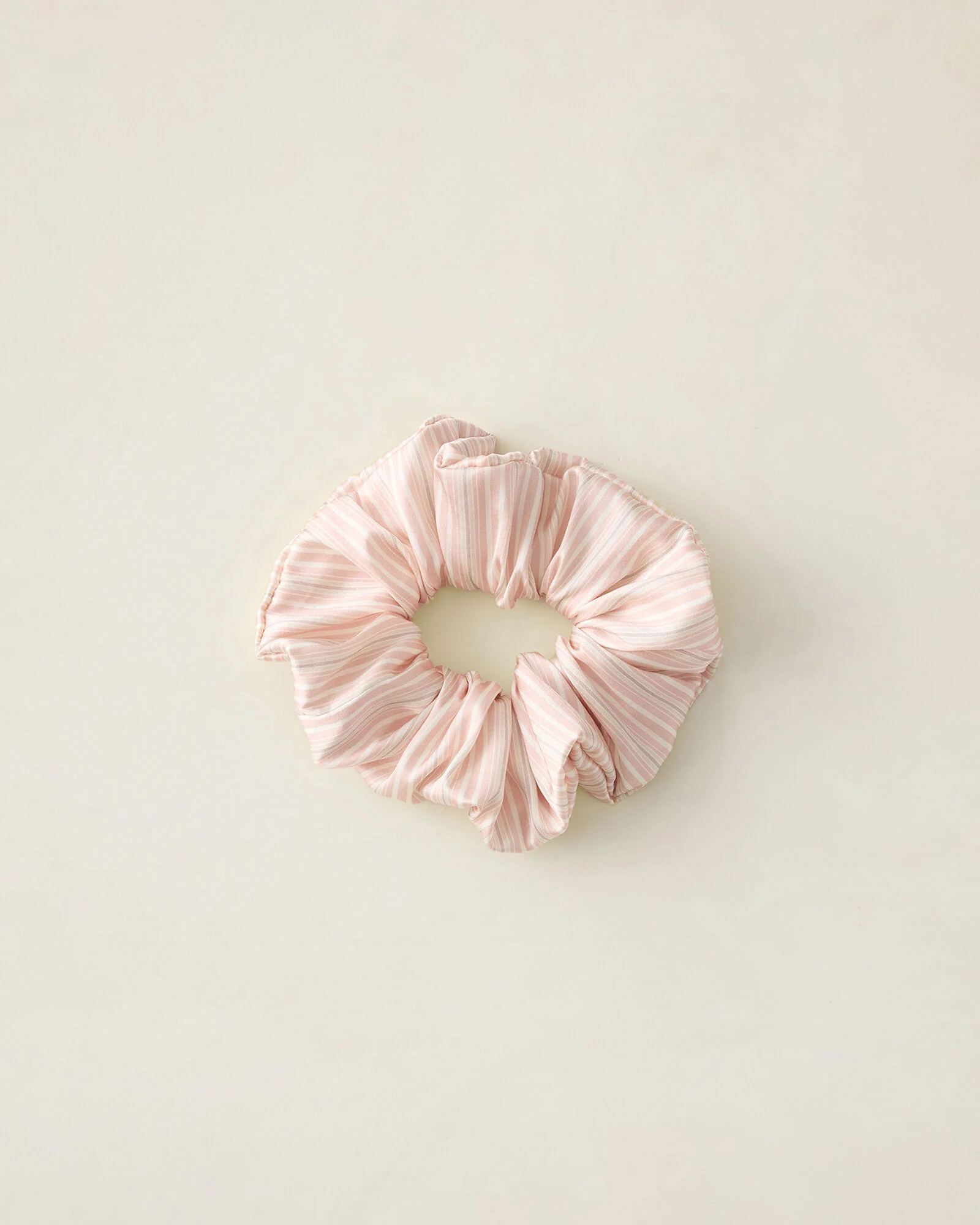 Washable Silk Multi Stripe Scrunchie