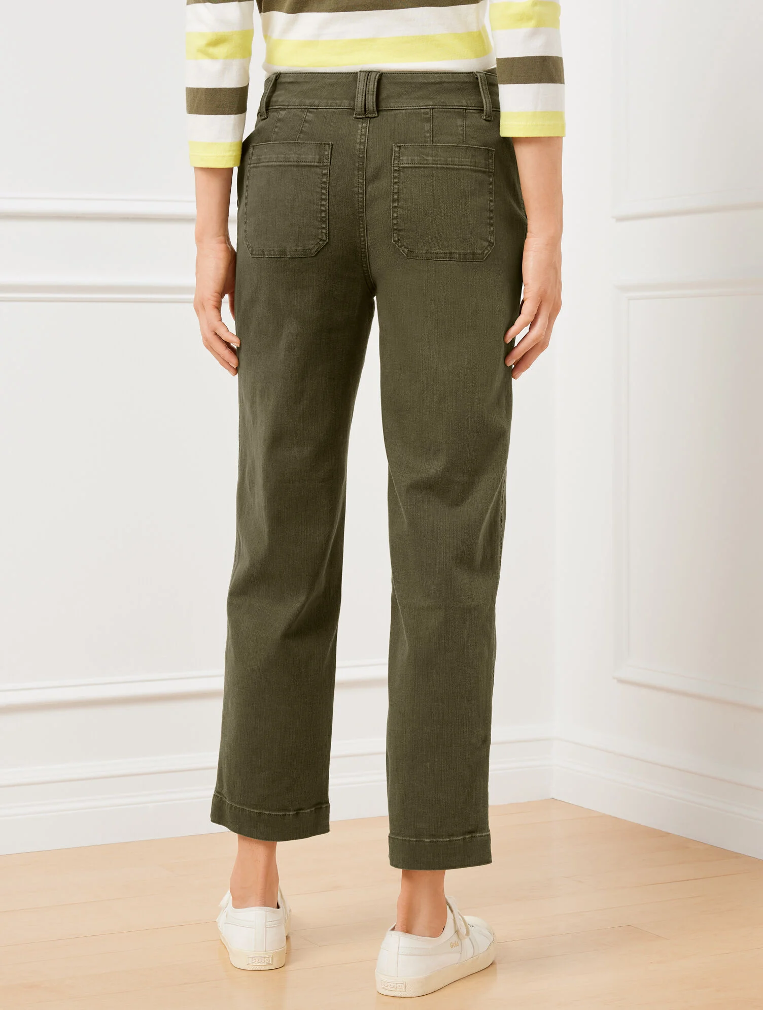 Straight Ankle Jeans - Pigment Dye