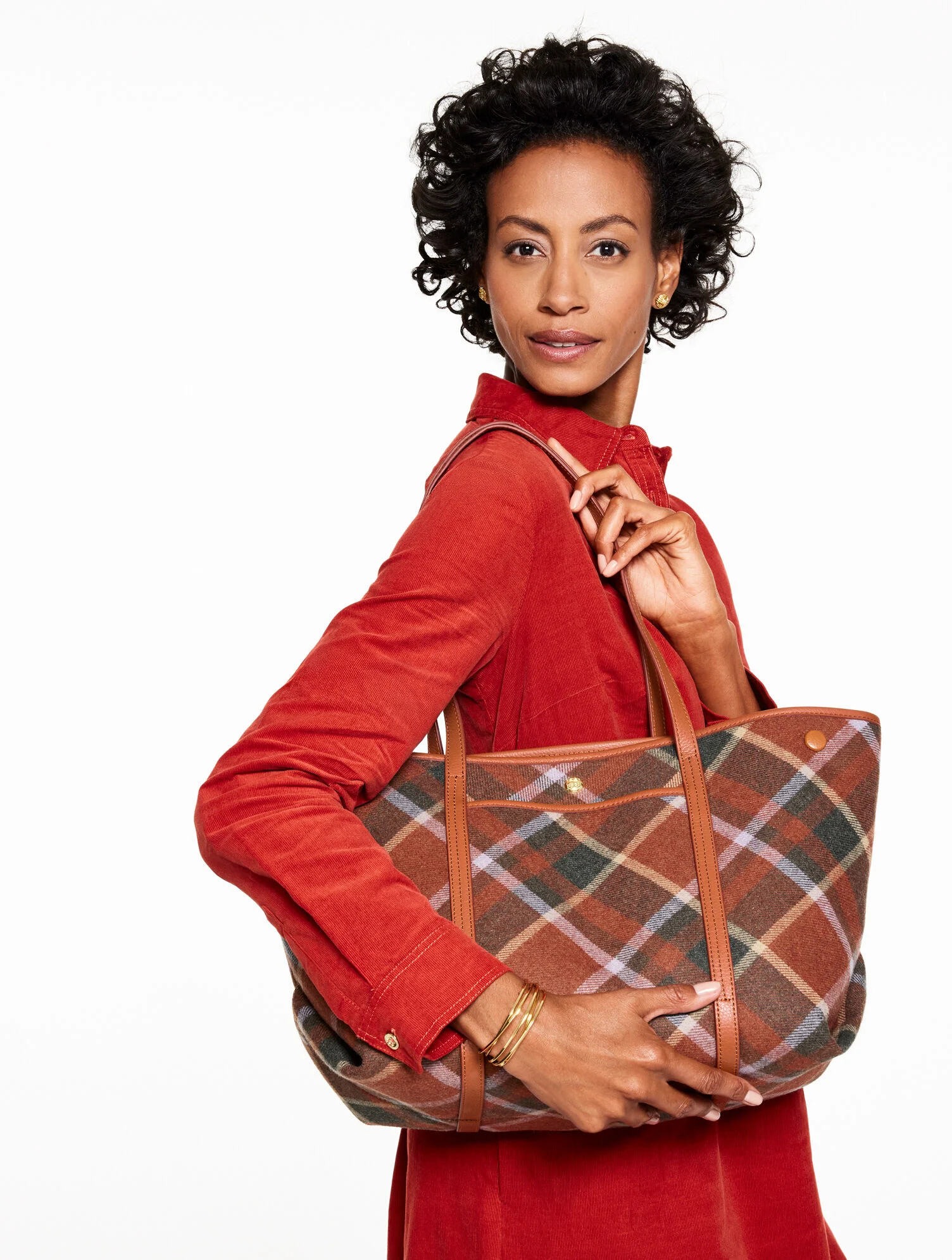Harper Kellynch Plaid Tote