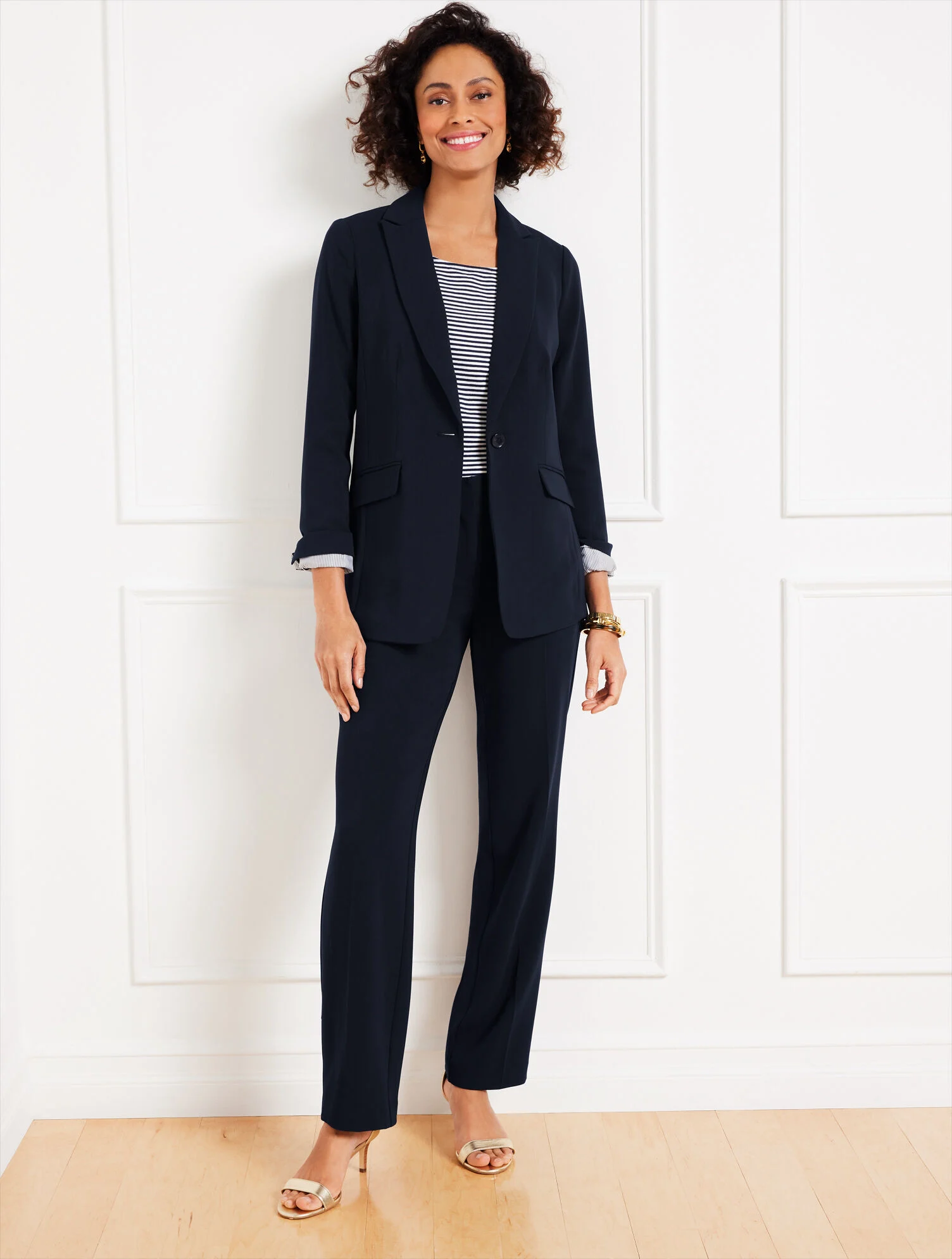 Easy Travel Straight Leg Pants