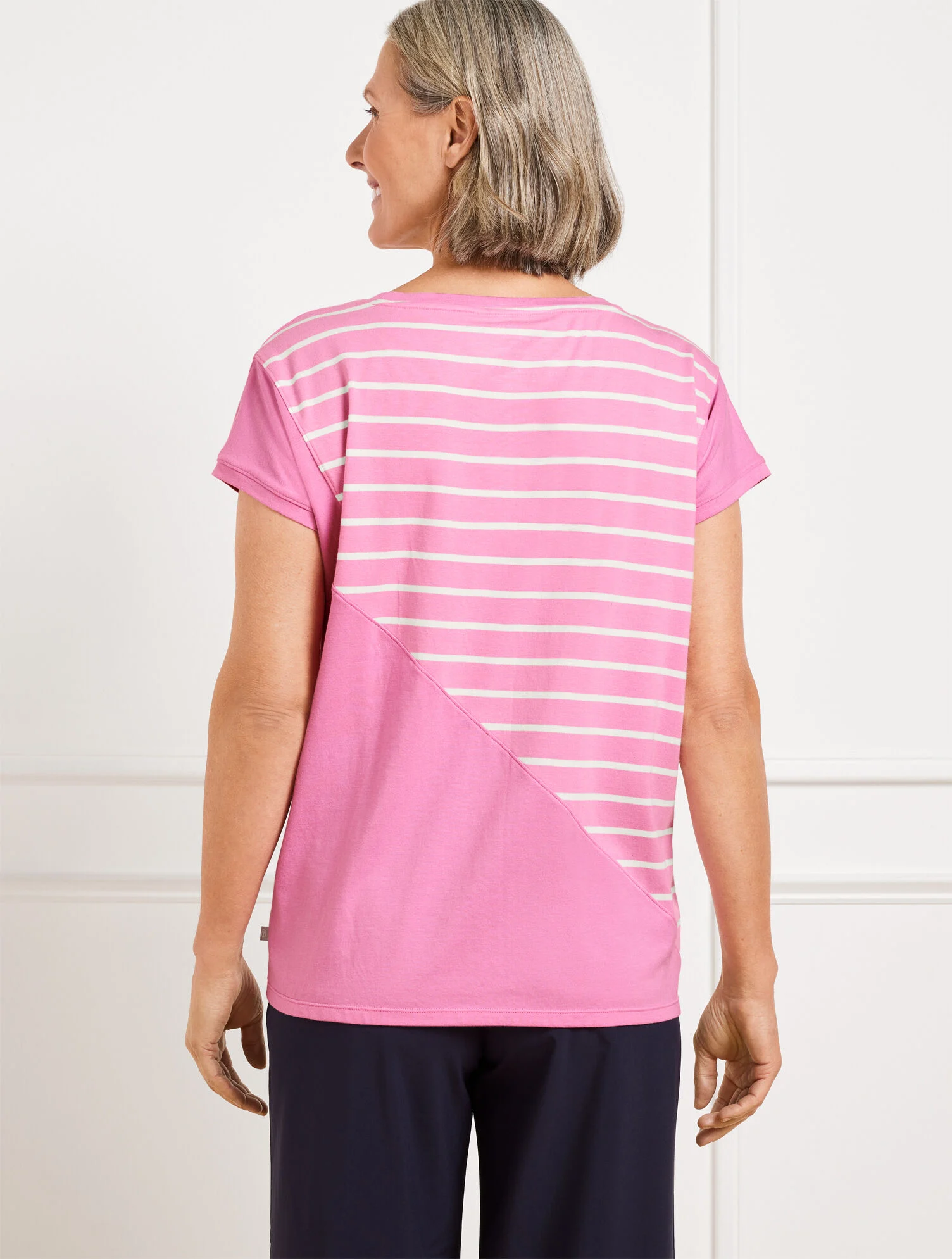 Supersoft Jersey Short Sleeve Tee - Classic Stripe