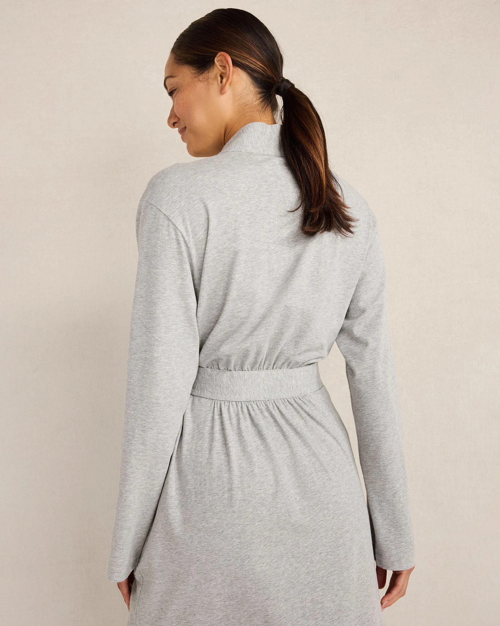 Organic Cotton Jersey Robe