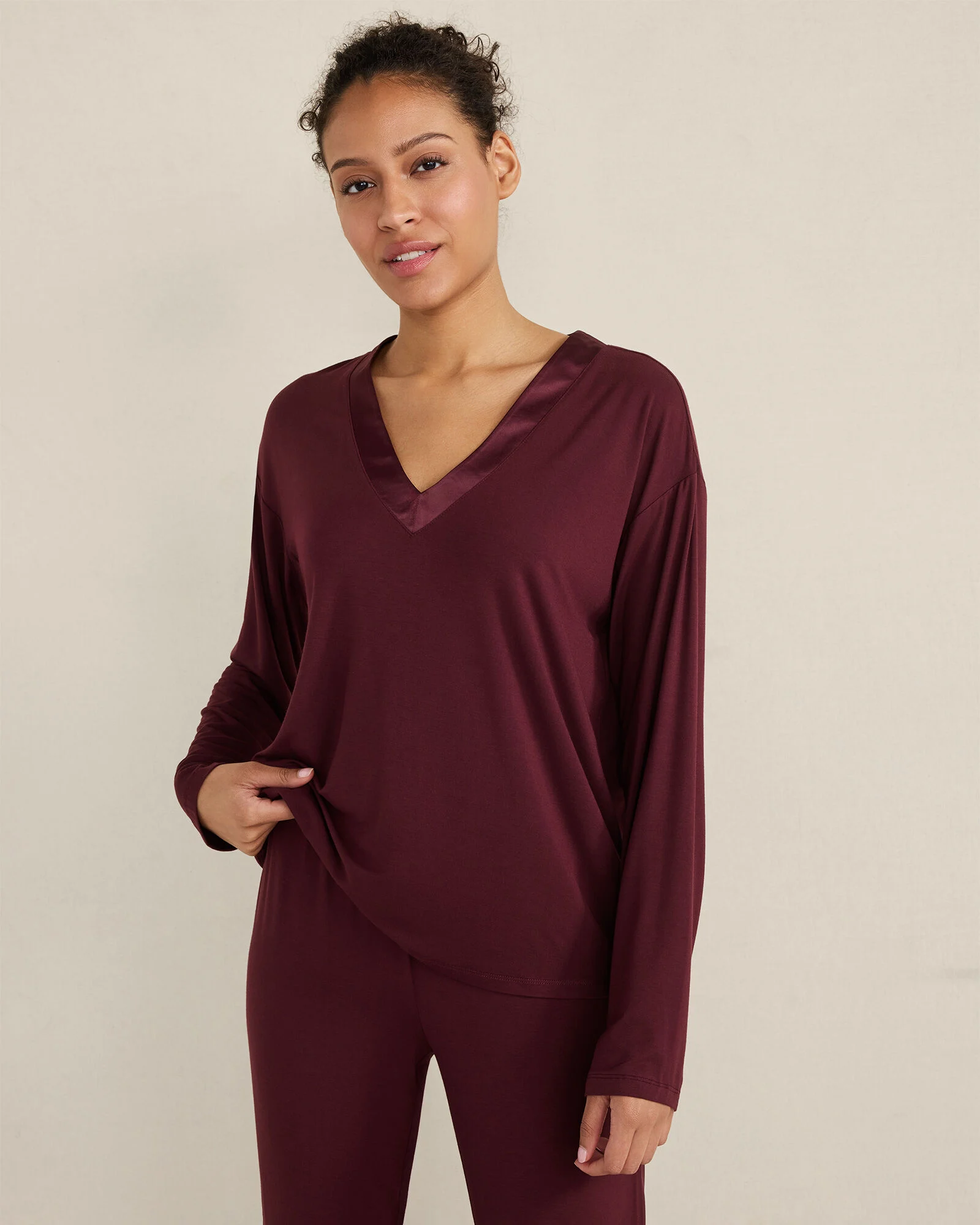 Calm & Cool Long Sleeve Sleep Top