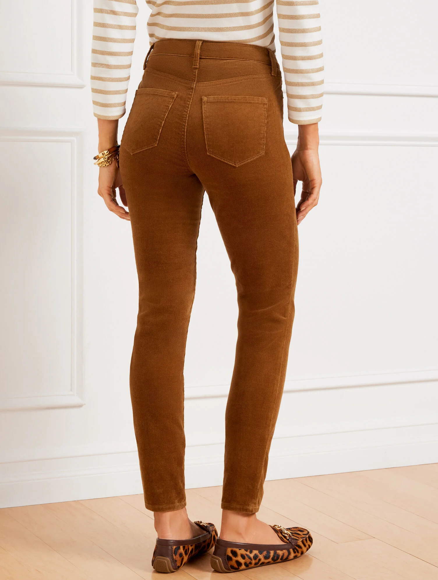 Stretch Corduroy Jeggings - Solids