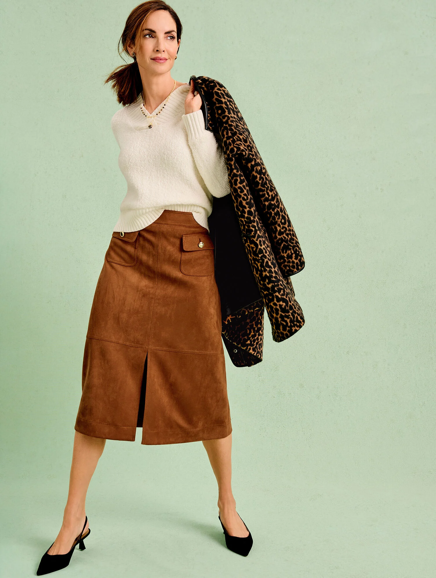 Tonal Animal Jacquard Jacket