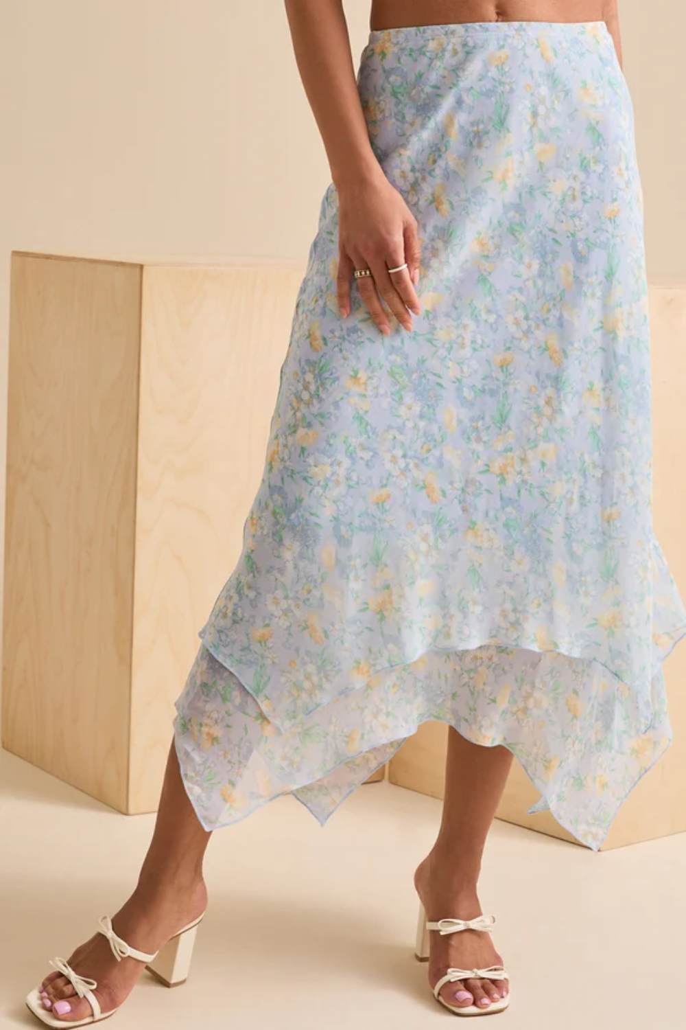 Winona Floral Midi Skirt
