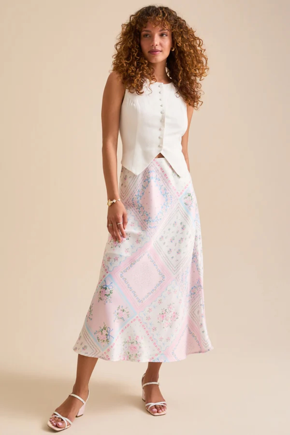 Emery Floral Midi Skirt