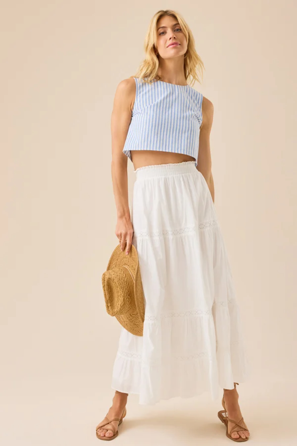 Kait Lace Midi Skirt