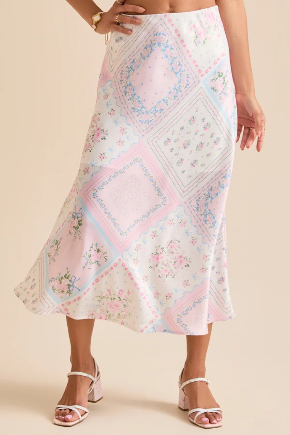 Emery Floral Midi Skirt