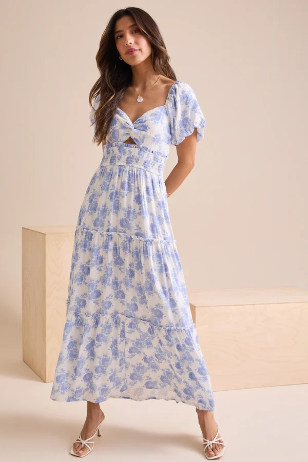 Nalia Floral Maxi Dress