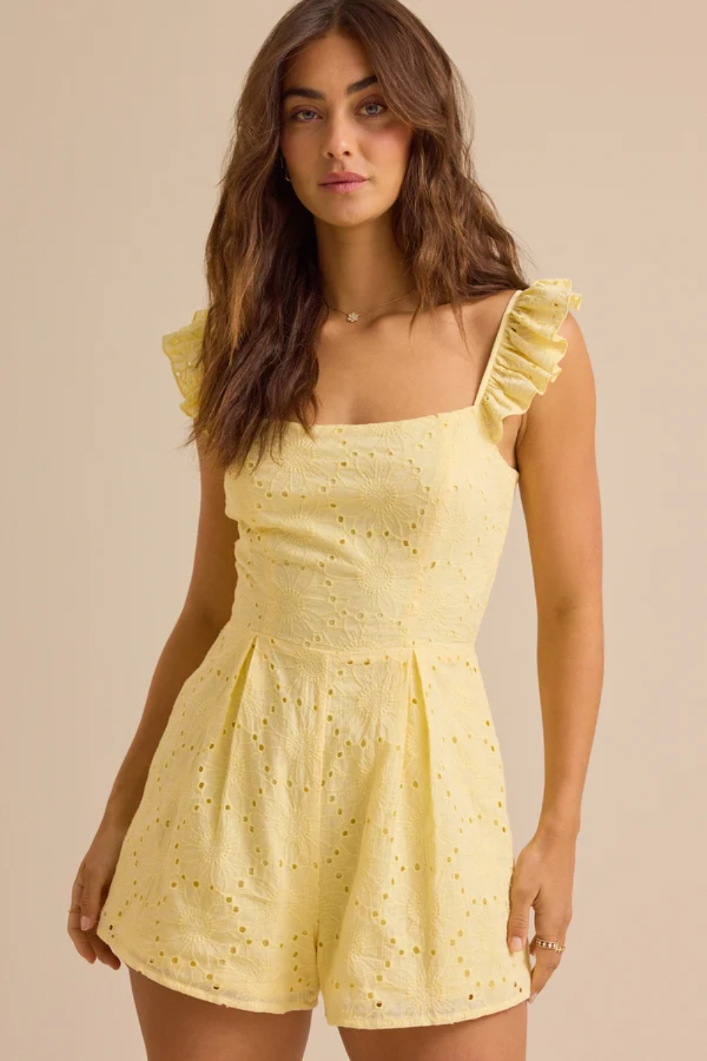 Naomi Eyelet Romper