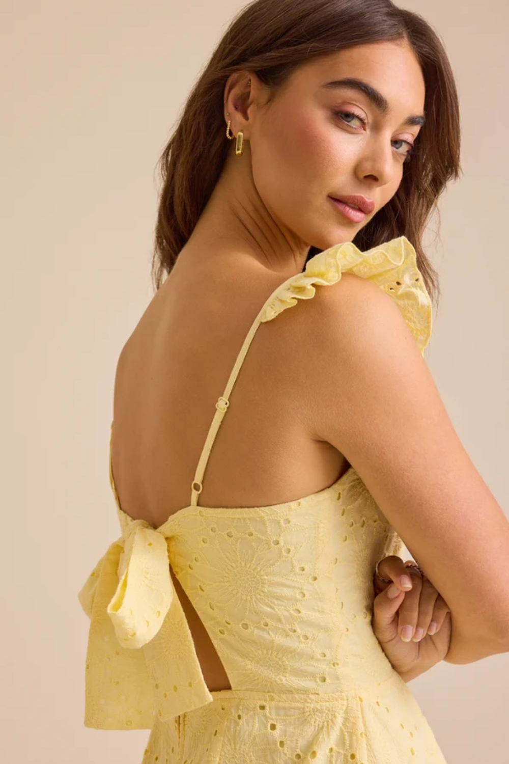 Naomi Eyelet Romper