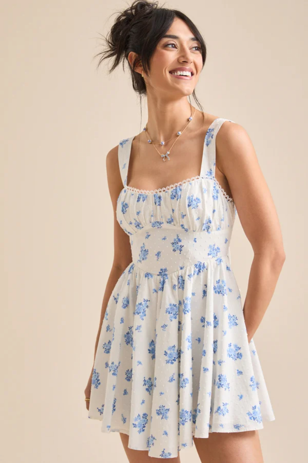 Maya Floral Mini Dress