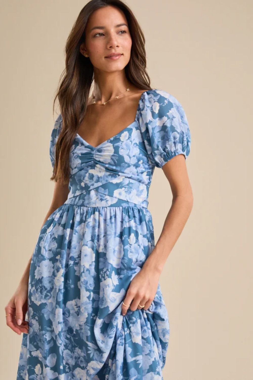 Clarey Floral Maxi Dress