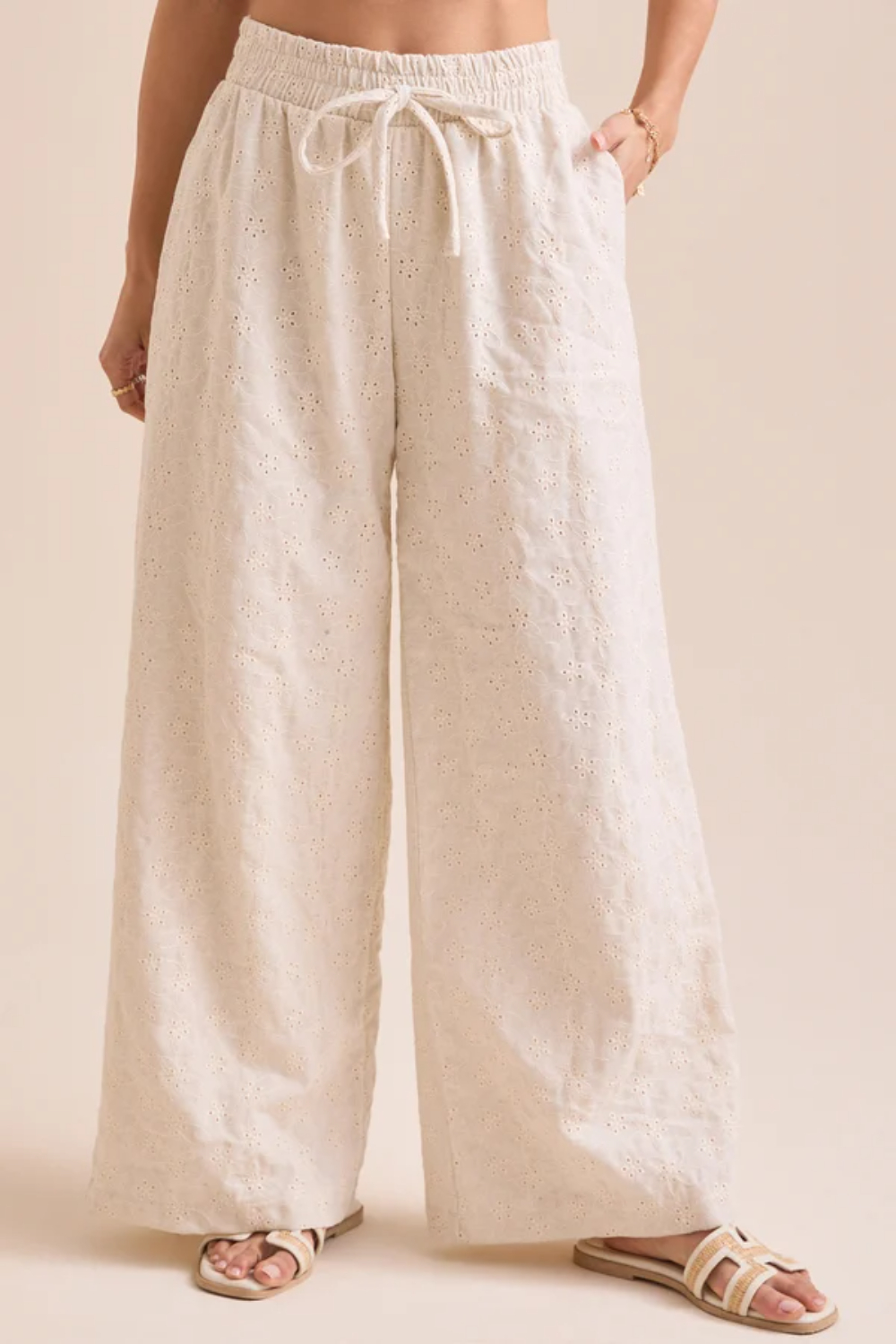 Dolly Eyelet Pants