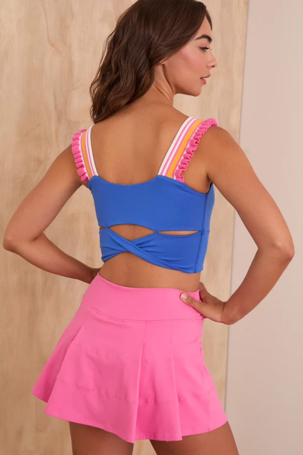 All Along Ruffle Tank