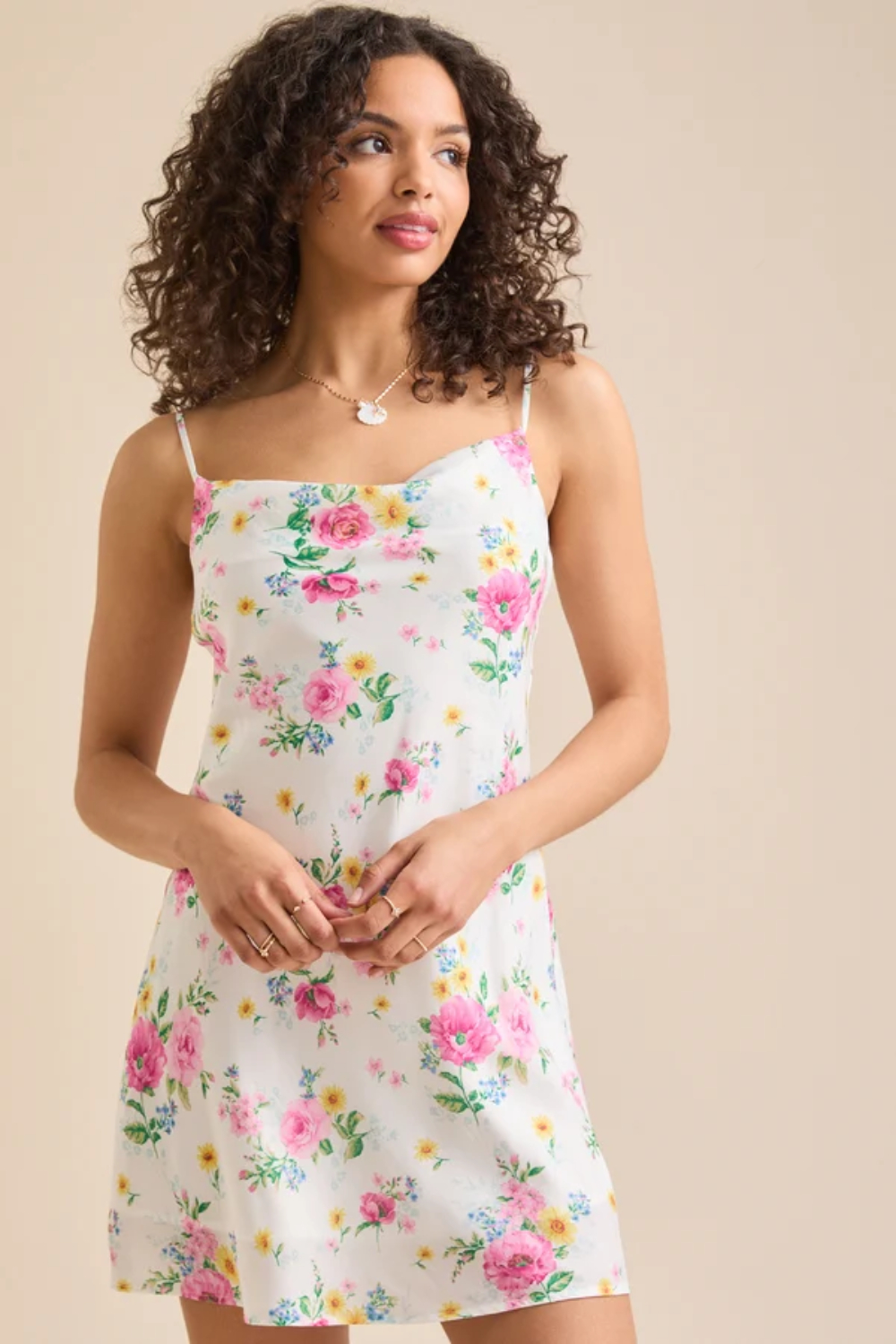 Caroline Floral Mini Dress