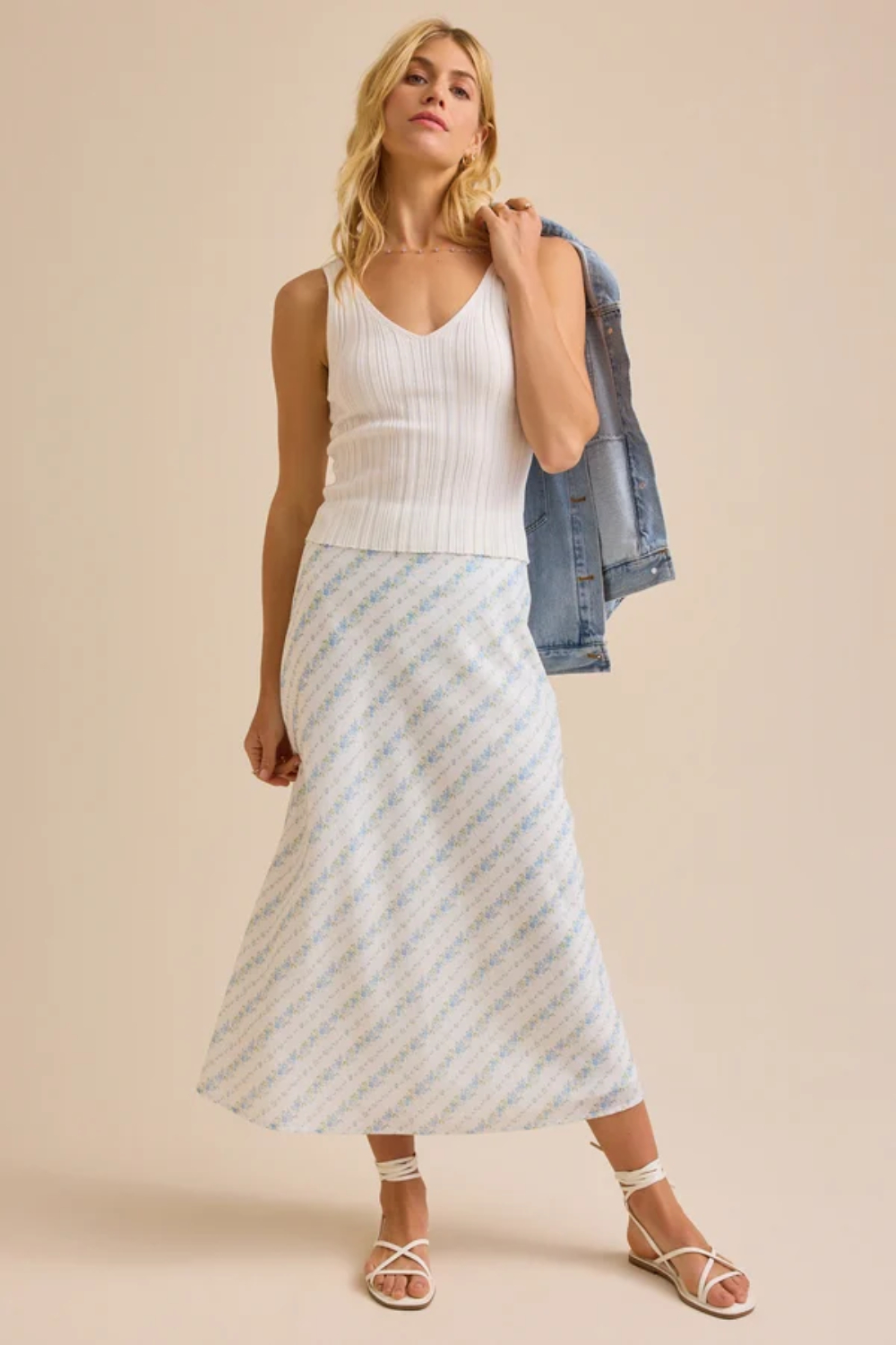 Livia Floral Midi Skirt