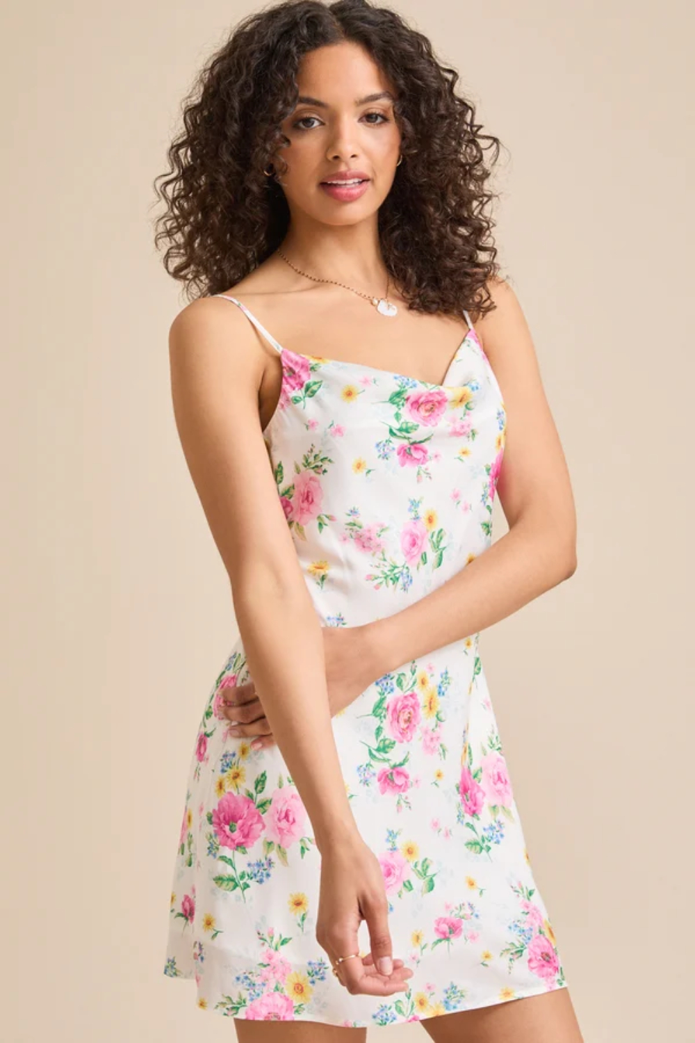 Caroline Floral Mini Dress