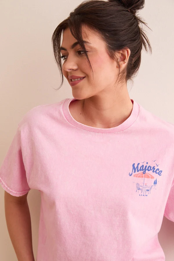 Majorca Oversized Graphic Tee