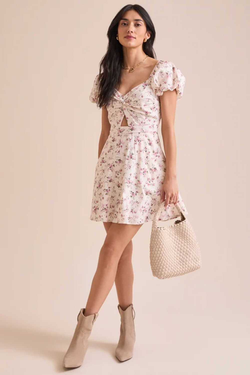 Alisa Floral Mini Dress