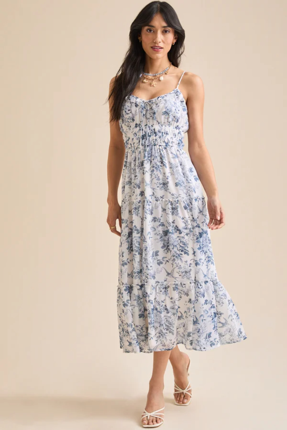 Robin Floral Midi Dress