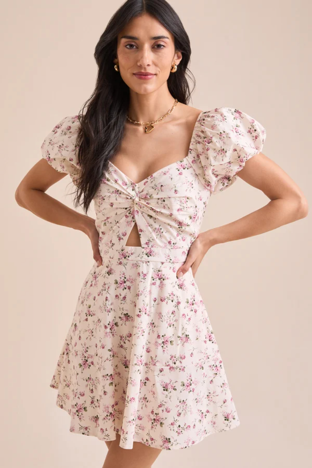 Alisa Floral Mini Dress