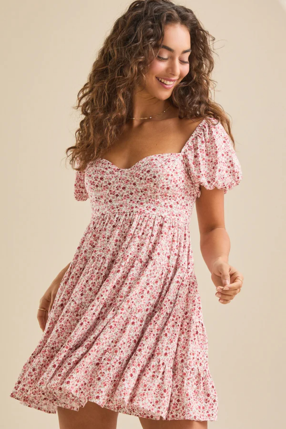 Heidi Floral Mini Dress