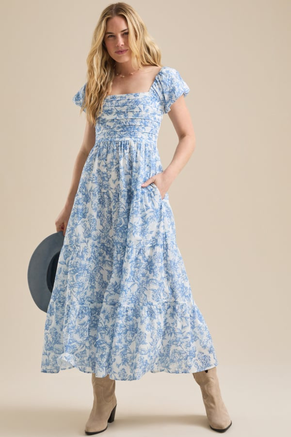 Addison Floral Midi Dress