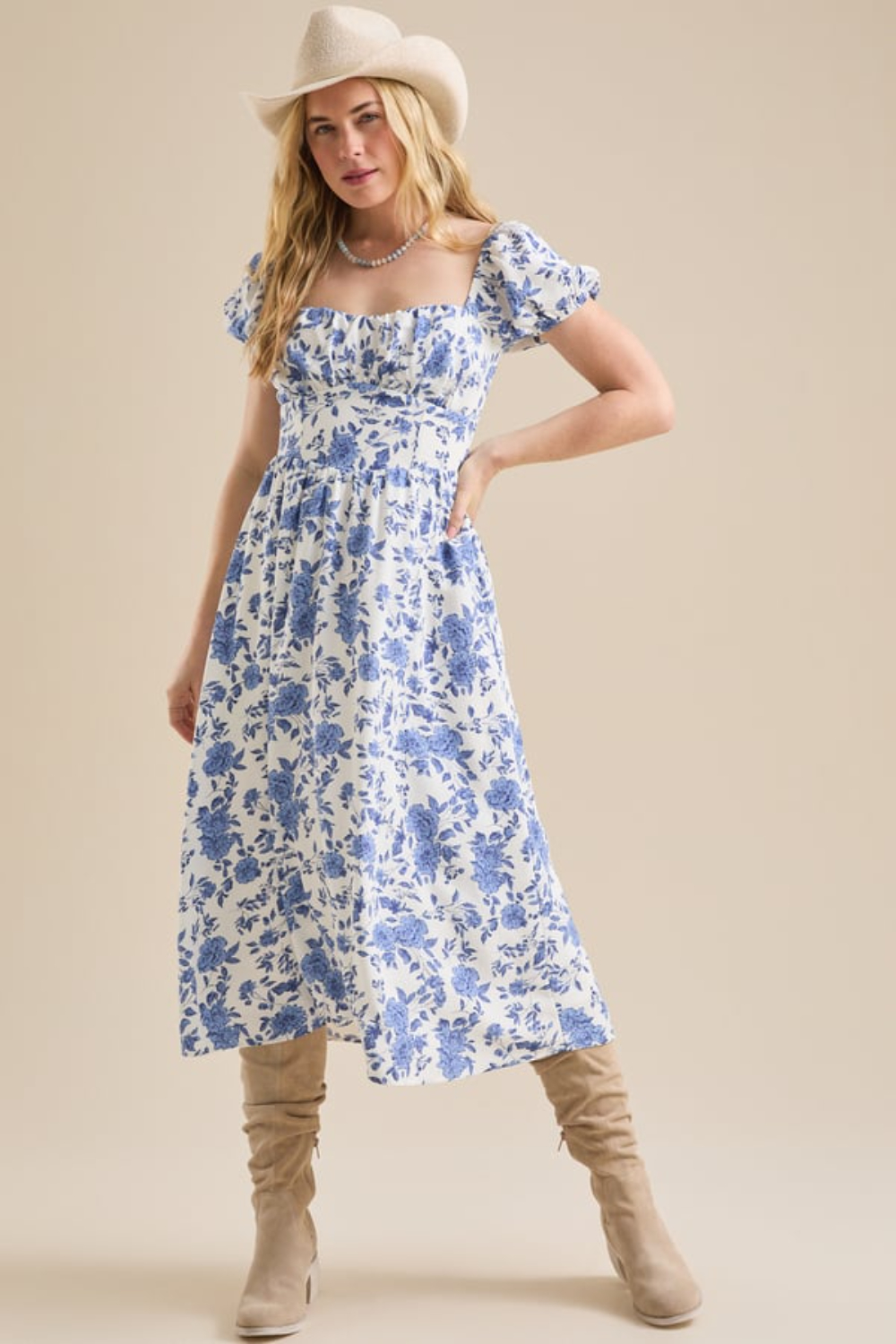 Natalie Floral Maxi Dress