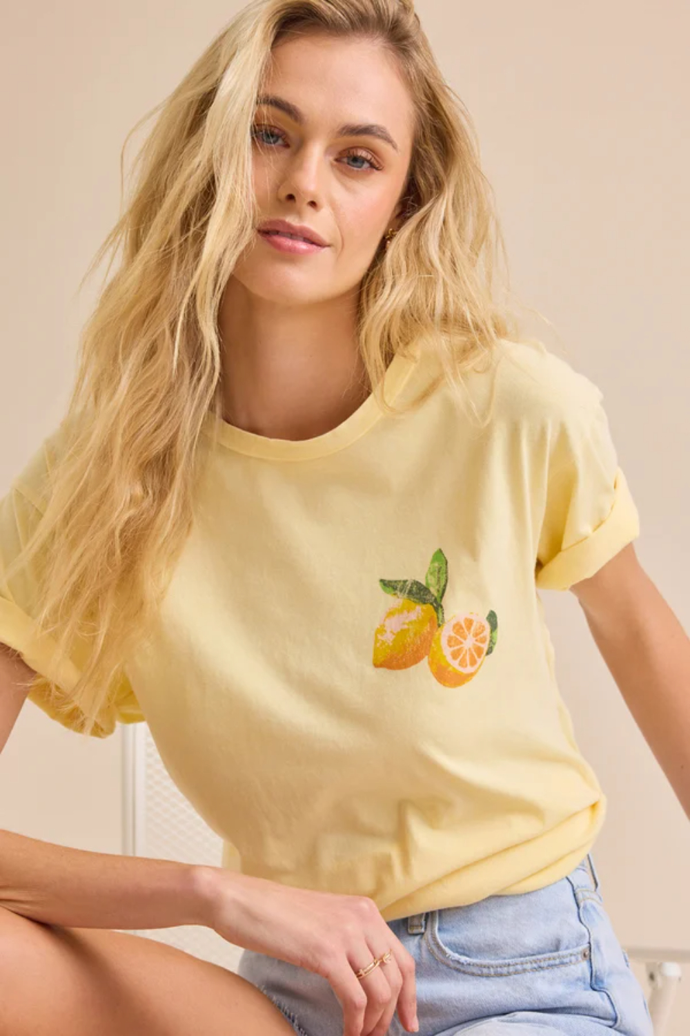 Positano Fruit Stand Oversized Tee
