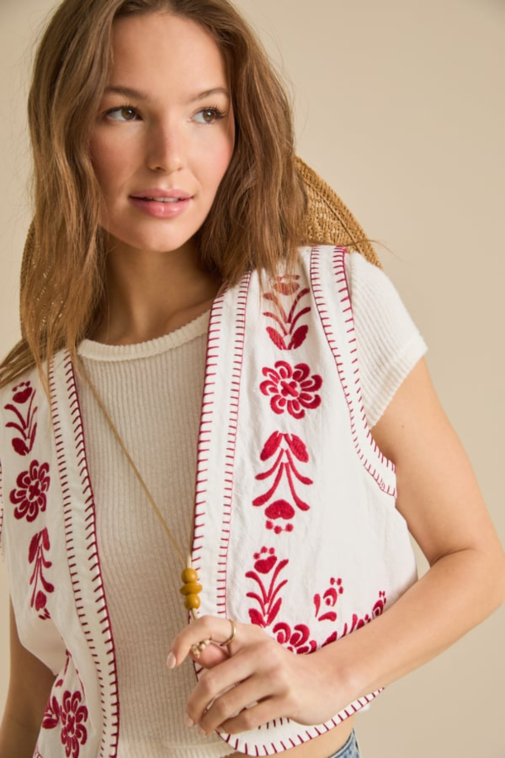 Bailey Embroidered Vest