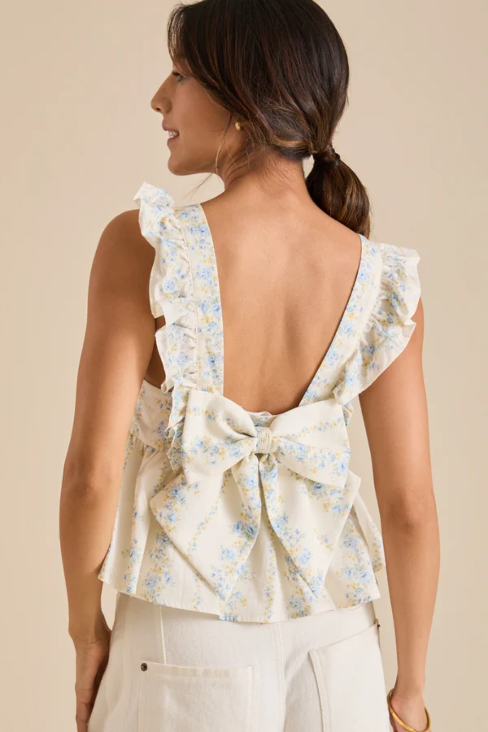 Betsy Bow Back Babydoll Tank