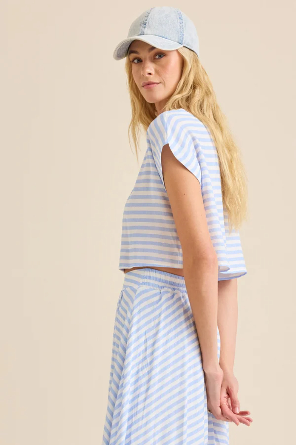 Alexis Striped Boxy Top