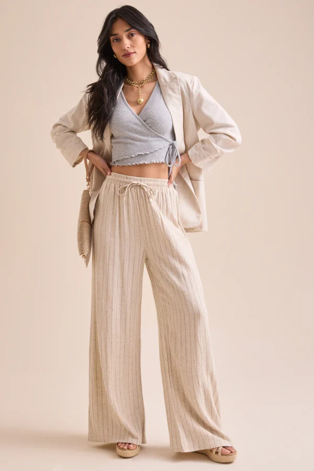 Odette Wrap-Front Top